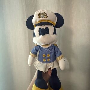 Disney Cruise Line Captain Minnie Inaugural Wish Sailing Plush
